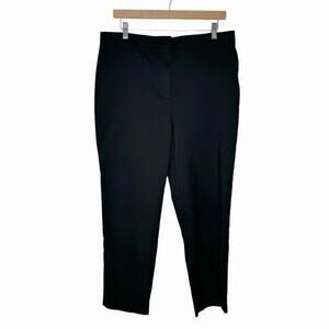 St. John Black Tapered Leg Trousers Dress Pants Women’s Size 10 Minimalist‎